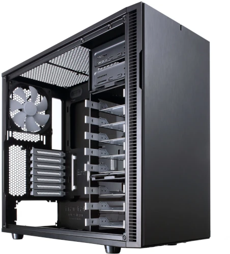 SilverStone CS380B 45 Degree View