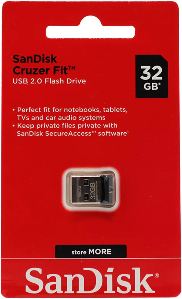 SanDisk 32GB Cruzer Fit USB 3.0 Flash Drive