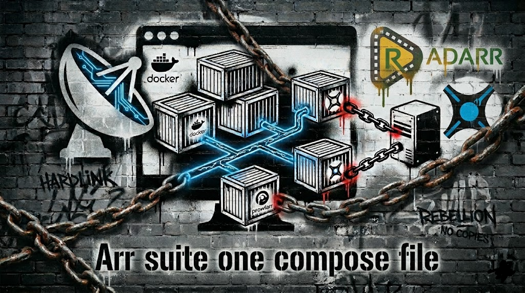 Build the complete arr stack with Docker Compose on Proxmox