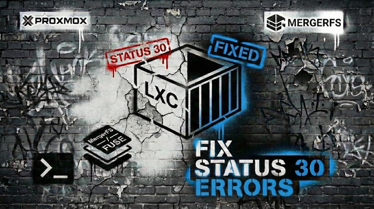 Featured image of post How to Fix Proxmox Status 30 Errors with Unprivileged LXCs