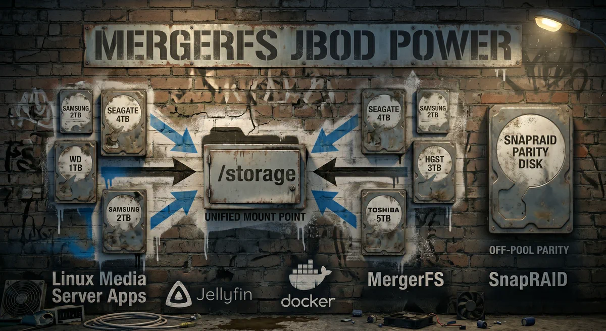 Featured image of post Build Your Own NAS Storage with MergerFS (2026 Guide)
