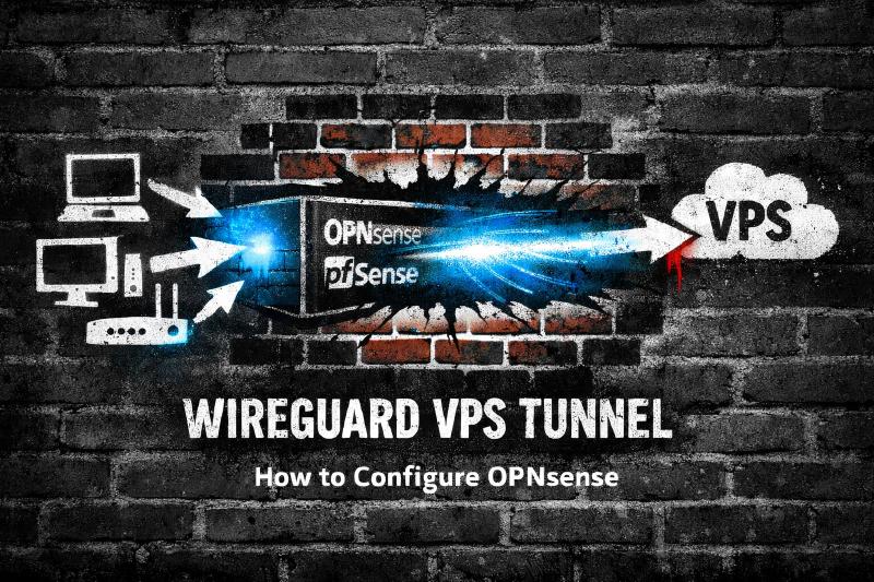 Featured image of post WireGuard Client on OPNsense: VPS Tunnel LAN Routing Guide