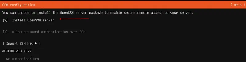 Ubuntu SSH Install