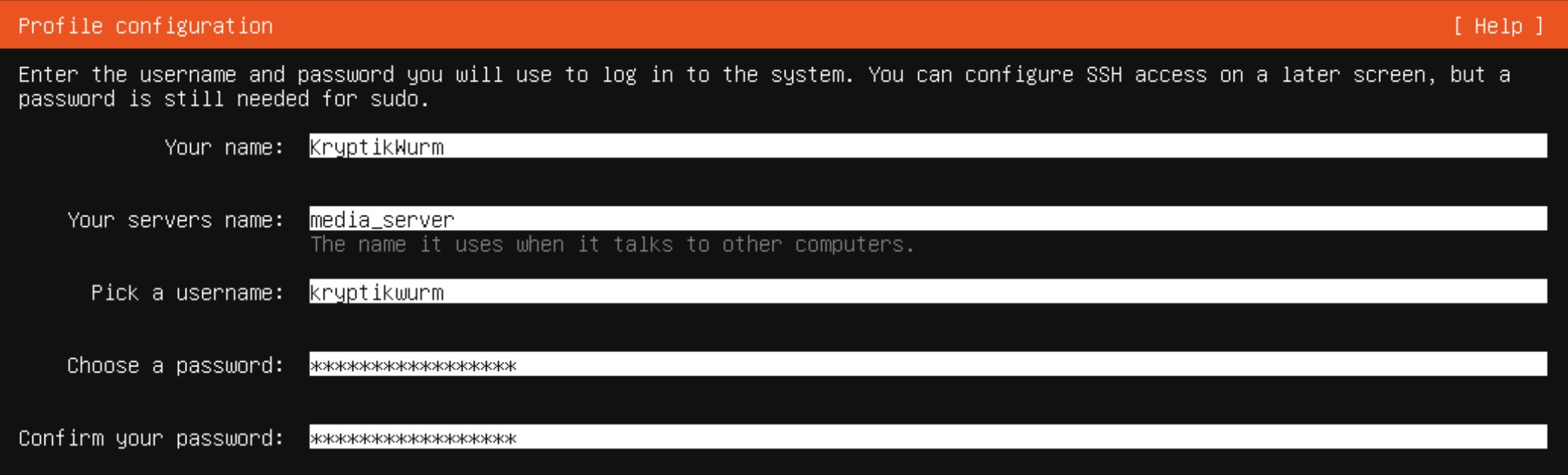 Ubuntu User Info
