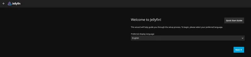 Jellyfin Welcome Image
